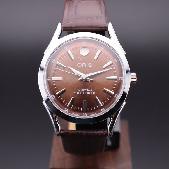 Oris Vintage Swiss 17 Jewels Hand-Wound Mechanical Men's Watch  - FREE SHIPPING - Picture 3 of 12